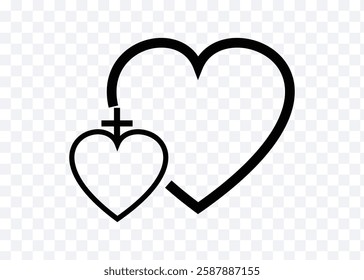 Two Hearts United arts design