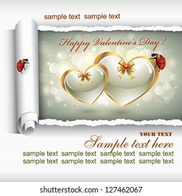 two hearts for Valentine's Day