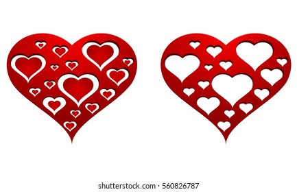 Two hearts(cutting hearts)