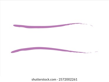 Two horizontal pink lines on a white background