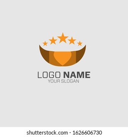 two horn with five stars