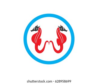 Two Horse Fish Logo