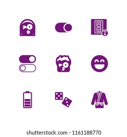 two icon. 9 two set with kiss, fight, flirt and switch vector icons for web and mobile app