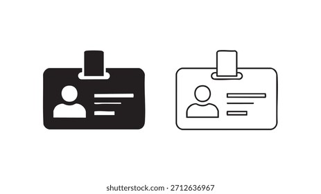 Duas identificações com uma pessoa. Um é preto e o outro é branco