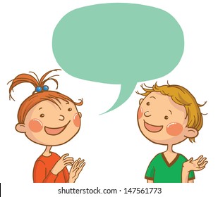 Two Students Talking Cartoon High Res Stock Images Shutterstock