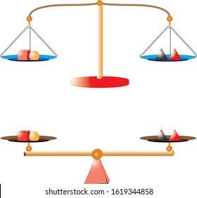 Two Kinds Of Scales With Equal Arms