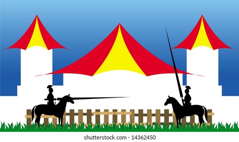 Two Kinghts Fencing