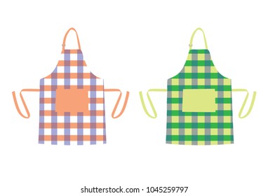 Two kitchen aprons, vector