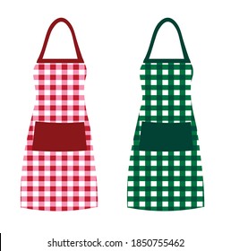 Two kitchen aprons, vector illustration