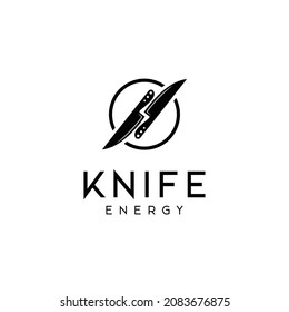 two knife logo vector illustration