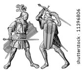 Two knights vector