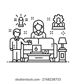 Two large, black-outlined number 2s sit side by side on a white background, forming a bold, graphic pair.