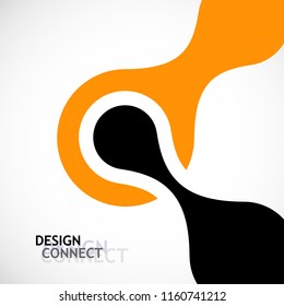 Two large vector interconnected molecules