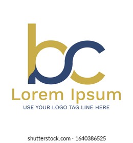 Two Letter B And C Logo Design Template
