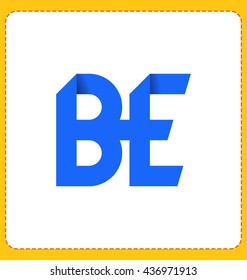Two letter composition for initial, logo or signature