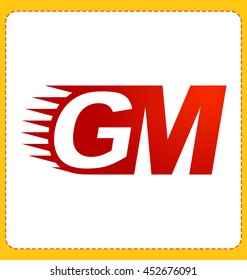 Two letter composition for initial, logo or signature started by G letter