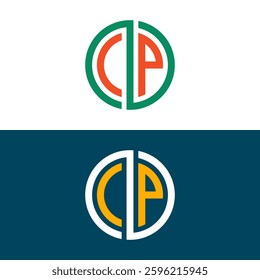 Two letter logo set deign