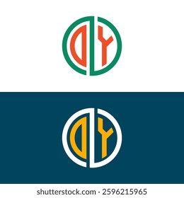 Two letter logo set deign