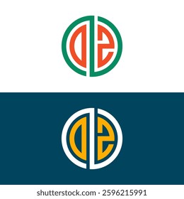 Two letter logo set deign