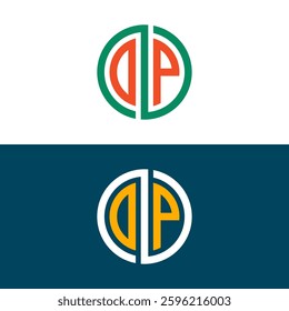 Two letter logo set deign
