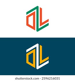 Two letter logo set deign