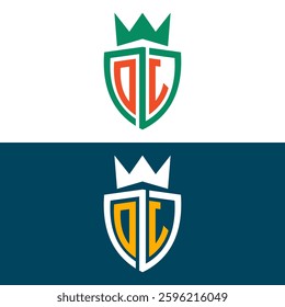 Two letter logo set deign