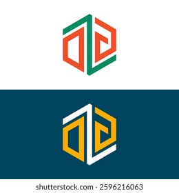 Two letter logo set deign