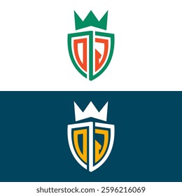 Two letter logo set deign