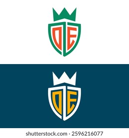 Two letter logo set deign