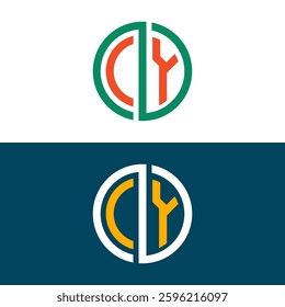 Two letter logo set deign