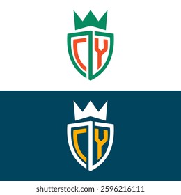 Two letter logo set deign