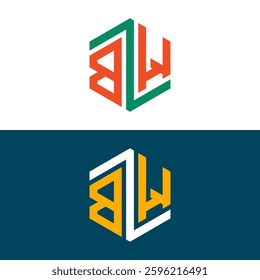 Two letter logo set design