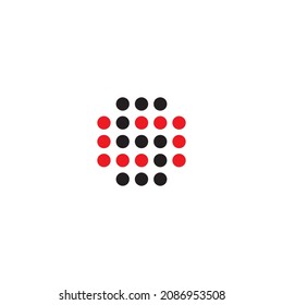 two letter S circles simple symbol logo vector