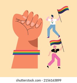 two lgbtq community persons characters