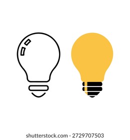 Dos bombillas que ilustran el contraste entre ideas agrietadas y brillantes