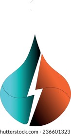 two line arrow vector logo