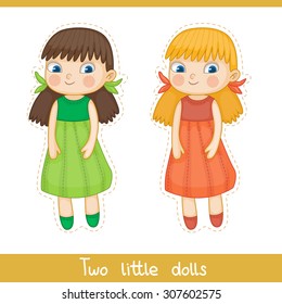 two little dolls 