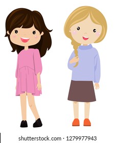 Two little girls