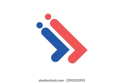 two i logo vector art icon design