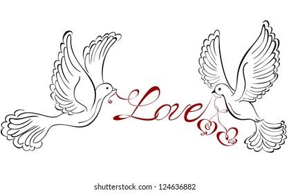 Two love dove