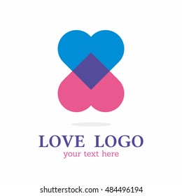 TWO LOVE LOGO ICON
