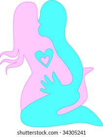 Two loving hearts