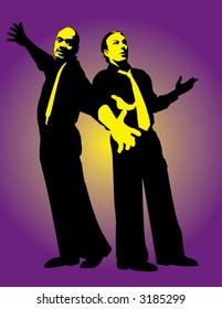 Two male singers