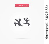 two man fighting icon