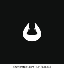 Diseño de la plantilla Icono del logotipo de dos hombres en la ilustración vectorial.