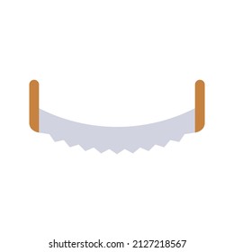 Two Man Saw icon vector image. Can also be used for Construction Tools. Suitable for mobile apps, web apps and print media.