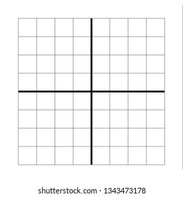 two math axis empty graphic for yours usage