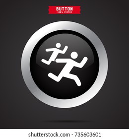 two men running icon