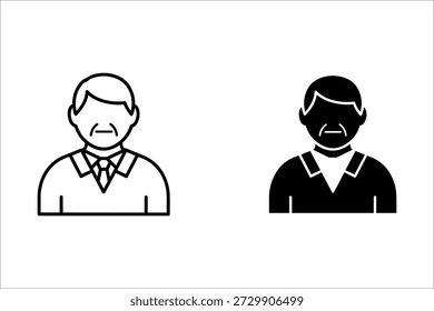 Two men in suspenders with different colored shirts and ties in black and white
