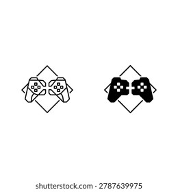 Two minimalist line art